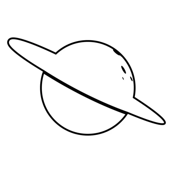 Obrázek Návrhu Vektorové Ikony Planety Logo Pozadí — Stockový vektor
