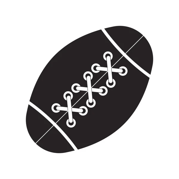 Amerykański Piłka Nożna Ikona Wektor Ilustracja Symbol Projekt — Wektor stockowy
