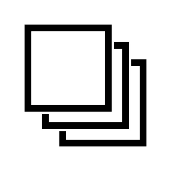 Staplade Lager Ikon Vektor Illustration Symbol Design — Stock vektor