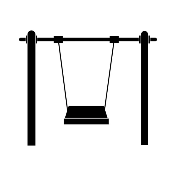 Ícone Swing Design Símbolo Ilustração Vetorial — Vetor de Stock