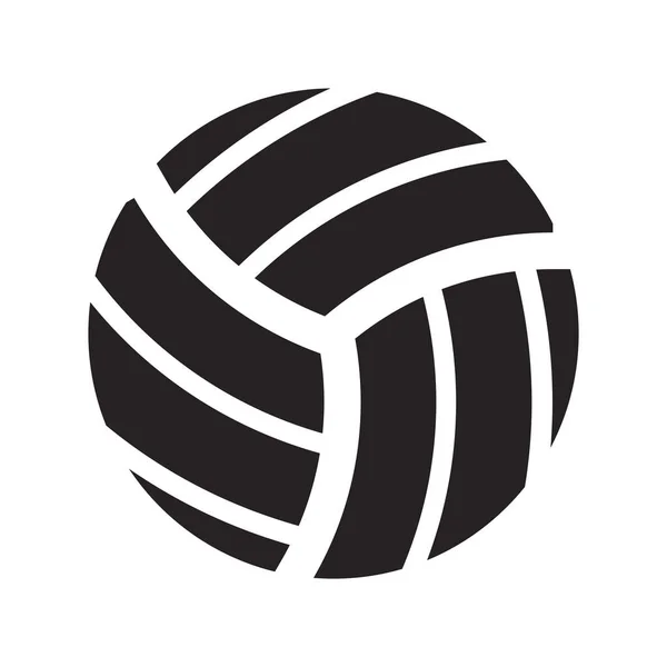 Voleibol Icono Vector Ilustración Símbolo Diseño — Vector de stock