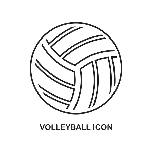 Voleibol Icono Vector Ilustración Símbolo Diseño — Archivo Imágenes Vectoriales