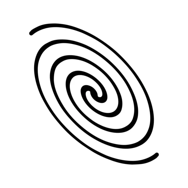 Icône Cercle Hypnotiseur Vecteur Illustration Symbole Conception — Image vectorielle
