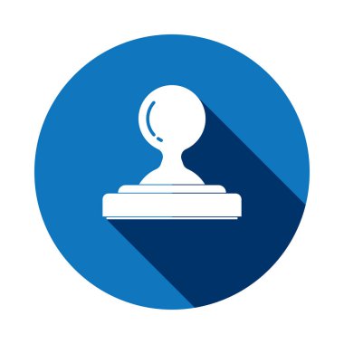 Damga vektör illüstrasyon sembolü tasarımı