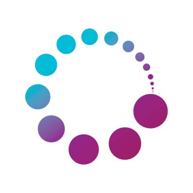 Girdap logo vektör illüstrasyon sembolü tasarımı