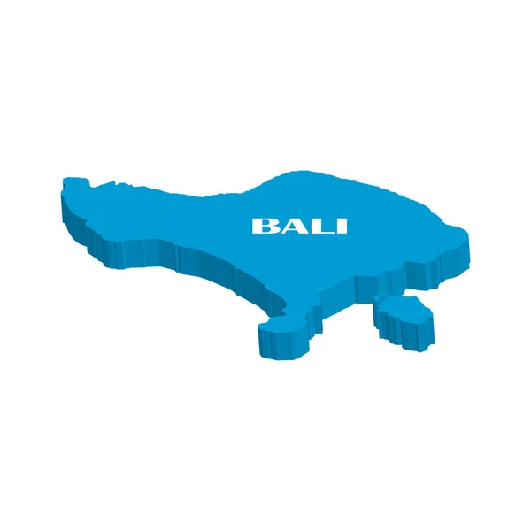 Bali Island Map Ikon Vektor Gambar Simbol Desain - Stok Vektor