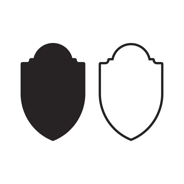Дизайн Шаблону Логотипом Щита Векторні Ілюстрації — стоковий вектор