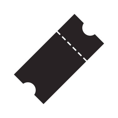 Bilet simgesi vektör illüstrasyon tasarımı