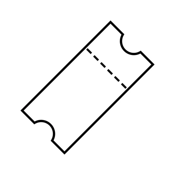 Ticketsymbol Vektor Illustration Symbol Design — Stockvektor
