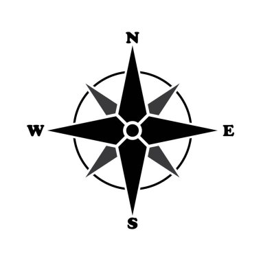 Compass icon vector illustration logo template
