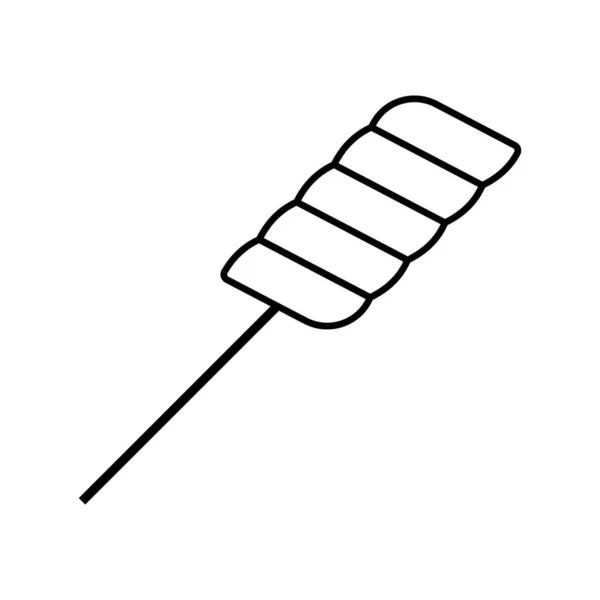 Marshmallow Icon Vektor Illustration Trendiges Design — Stockvektor