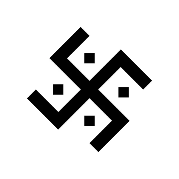 Swastica Ikon Vektor Illustration Symbol Design — Stock vektor