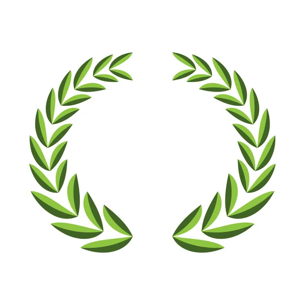 Modèle Conception Symbole Illustration Vectorielle Logo Feuille — Image vectorielle