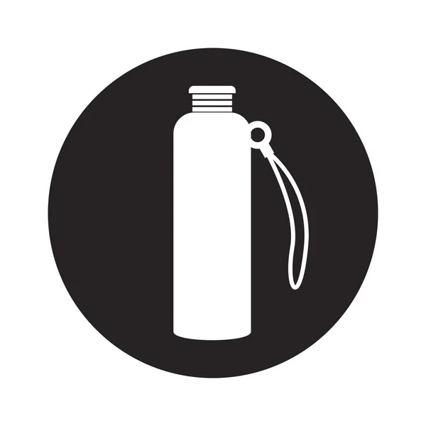 飲料水ボトルアイコンベクトルイラストテンプレートデザイン — ストックベクタ