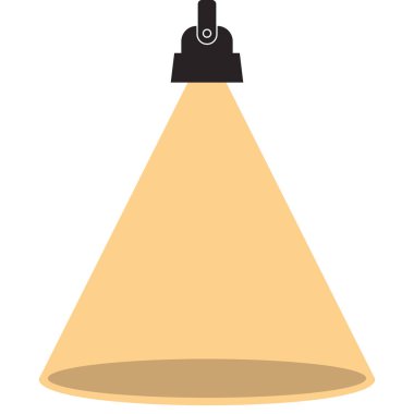 Spotlight simge vektör illüstrasyon şablonu tasarımı