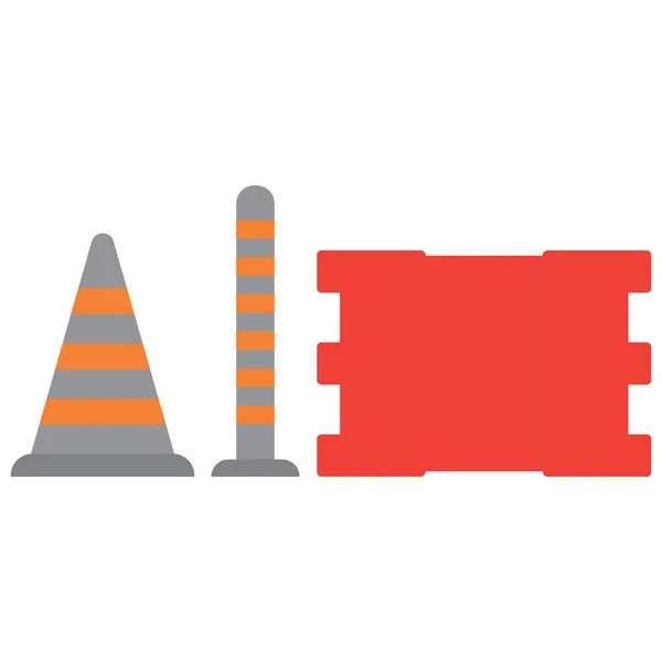 Marcature Autostradali Icona Vettore Illustrazione Simbolo Design — Vettoriale Stock