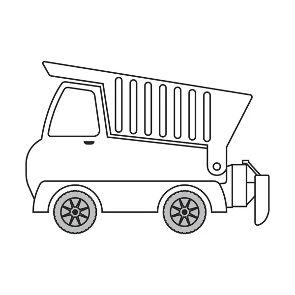 Häpnadsväckande Lastbil Ikon Vektor Illustration Logotyp Design — Stock vektor