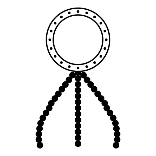 ไฟวงแหวน การออกแบบส กษณ ภาพเวกเตอร ของไอคอนไฟ Led — ภาพเวกเตอร์สต็อก