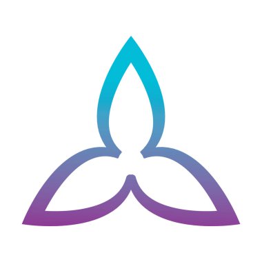 Insanlar lotus yoga logo vektör çizim şablonu tasarımı