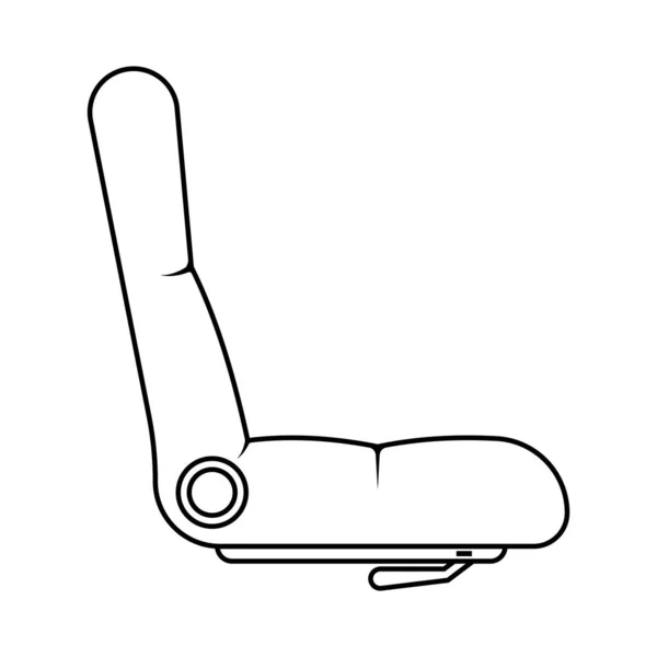 汽车座位图标矢量图标符号设计 — 图库矢量图片