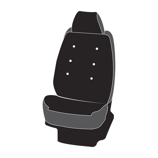 車のシートアイコンベクトルイラストシンボルデザイン — ストックベクタ