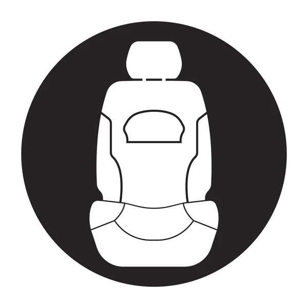 Дизайн Векторного Символа Сиденья Автомобиля — стоковый вектор