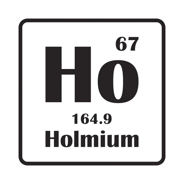 Holmium 아이콘 일러스트 템플릿 — 스톡 벡터