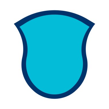 Kalkan logo vektör illüstrasyon şablonu tasarımı