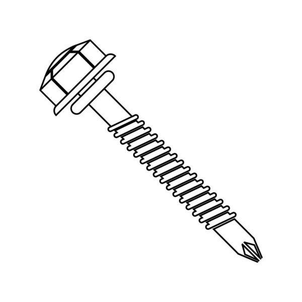 Bolt Icon Vector Illustration Symbol Design — Stok Vektör