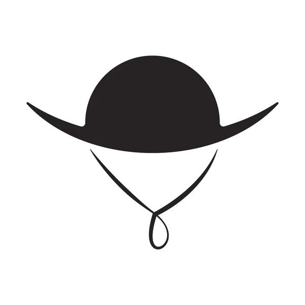 Cappello Vettoriale Icona Illustrazione Modello Design — Vettoriale Stock