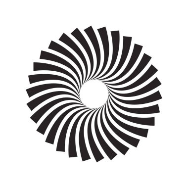 Dairesel Desen simgesi vektör illüstrasyon sembolü tasarımı