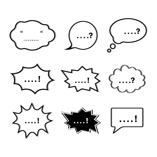 Trendy Speech Bubble Icon Vector Illustration Symbol Design — Stock Vector