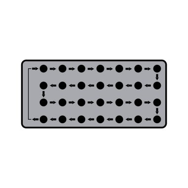 Ağız önleyici haplar ikon vektör illüstrasyon sembolü tasarımı