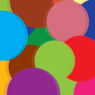 arkaplan tasarımı yuvarlak ve renkli