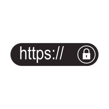 Https Protocol - Browsing Trends and Connection Security,vector illustration symbol design clipart