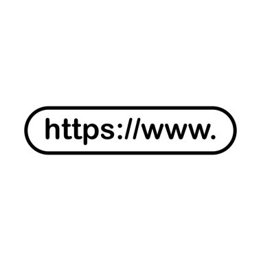 Https Protokolü - Tarayıcı Eğilimleri ve Bağlantı Güvenliği, vektör illüstrasyon sembolü tasarımı