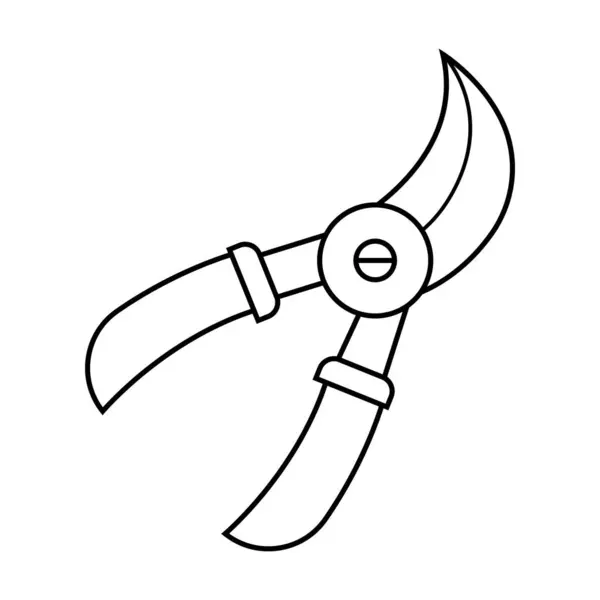 Дизайн Векторных Символов Садовых Ножниц — стоковый вектор