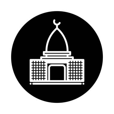 Cami logosu vektör illüstrasyon tasarımı