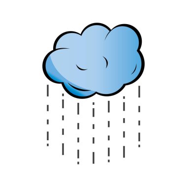 Bulut simgesi, vektör illüstrasyon sembolü tasarımı