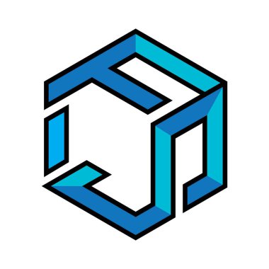 FS harfi logosu, sembol simgesi şablon tasarımı