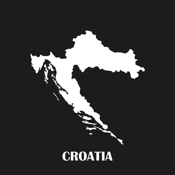 Croatia flag icon,vector illustration symbol design