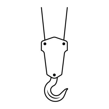 Turna kancası simgesi tasarımı