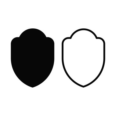 kalkan vektör simgesi tasarımı