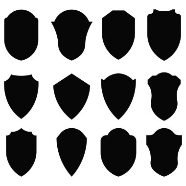 kalkan vektör simgesi tasarımı