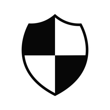 kalkan vektör simgesi tasarımı