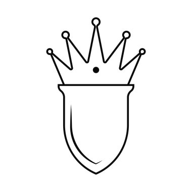 kalkan vektör simgesi tasarımı