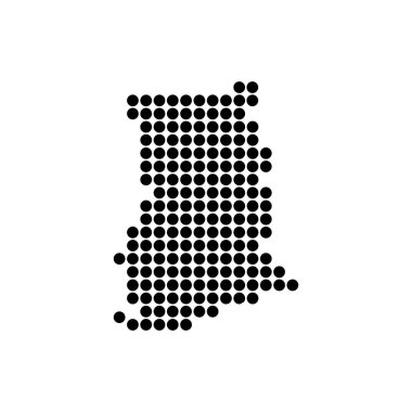 Gana haritası simge tasarımı