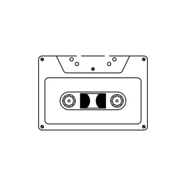 Kaset logo vektör tasarımı