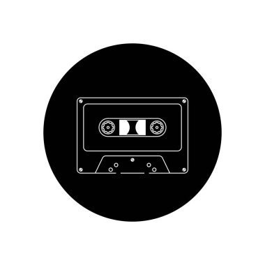 Kaset logo vektör tasarımı