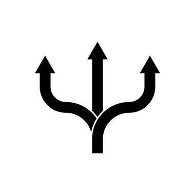 alternatif yol ikon vektör sembolü tasarımı